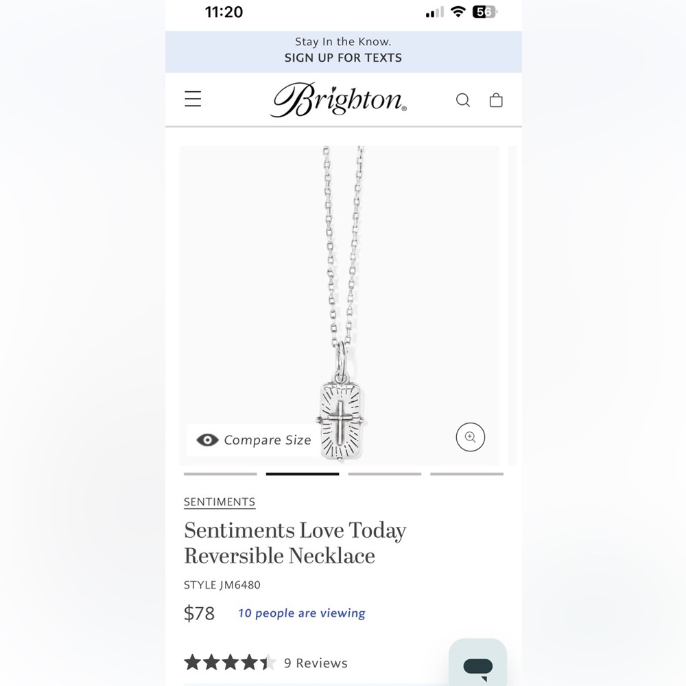 Brighton Chic Silver Chain Necklace